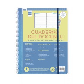 Diary Finocam 5340200 Blue A4 Teaching by Finocam, Appointment Books & Planners - Ref: M0300192, Price: 17,05 €, Discount: %