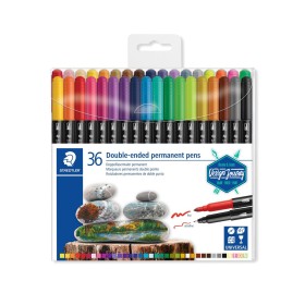 Set of Felt Tip Pens Staedtler 3187 TB36 Multicolour by Staedtler, Drawing materials - Ref: M0300202, Price: 29,62 €, Discoun...