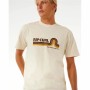 Herren Kurzarm-T-Shirt Rip Curl Surf Revival Mumma Warmes Weiß | Tienda24 Tienda24.eu