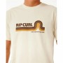 Herren Kurzarm-T-Shirt Rip Curl Surf Revival Mumma Warmes Weiß | Tienda24 Tienda24.eu