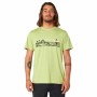 Camiseta de Manga Corta Hombre Rip Curl Paradise Land Verde Claro | Tienda24 Tienda24.eu