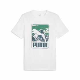 Camiseta de Manga Corta Hombre Puma GRAPHICS Summer Negro | Tienda24 Tienda24.eu