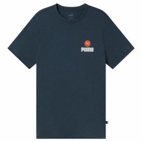 Kurzärmliges Sport T-Shirt Lee Ss Patch Logo Blau | Tienda24 Tienda24.eu