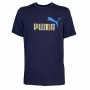 Camiseta de Manga Corta Hombre Puma Daily 3.0 Azul | Tienda24 Tienda24.eu