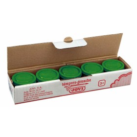 Témperas Jovi 50317 Verde Madera Papel Tela Cartulina 35 ml 5 Unidades de Jovi, Témperas y pinturas para murales - Ref: M0300...