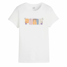 T-shirt à manches courtes femme Adidas W E LIIN SLIM T DU0629 Blanc | Tienda24 Tienda24.eu