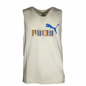 Camiseta de Manga Corta Mujer Puma Graphic Tee Azul | Tienda24 Tienda24.eu