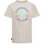 Child's Short Sleeve T-Shirt Converse Core Sse Salmon | Tienda24 Tienda24.eu