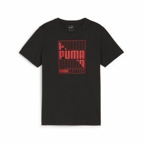 Sudadera con Capucha Unisex Puma Evostripe Youth Negro | Tienda24 Tienda24.eu