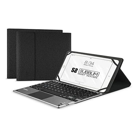 Funda para Tablet y Teclado Subblim SUB-KT2-BTP001 Qwerty Español Negro de Subblim, Teclados - Ref: M0300434, Precio: 32,04 €...