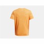 Camiseta de Manga Corta Hombre Under Armour Launch Naranja Oscuro | Tienda24 Tienda24.eu