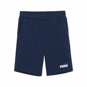 Pantalones Cortos Deportivos para Niños Adidas D2M Big Logo Azul oscuro | Tienda24 Tienda24.eu