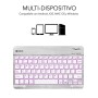 Clavier Bluetooth Subblim SUB-KBT-SMBL30 Multicouleur Argenté Espagnol Qwerty QWERTY | Tienda24 - Global Online Shop Tienda24.eu