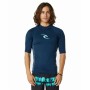 Camiseta de Manga Corta Hombre Rip Curl Waves Azul marino | Tienda24 Tienda24.eu