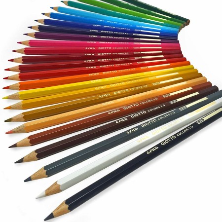 Lápices de colores Giotto Colors 3.0 Multicolor 24 Piezas de Giotto, Materiales de dibujo - Ref: M0300471, Precio: 8,85 €, De...