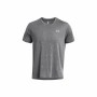 T-shirt à manches courtes homme Under Armour Launch Splatter Gris | Tienda24 Tienda24.eu