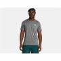 T-shirt à manches courtes homme Under Armour Launch Splatter Gris | Tienda24 Tienda24.eu