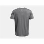 Herren Kurzarm-T-Shirt Under Armour Launch Splatter Grau | Tienda24 Tienda24.eu