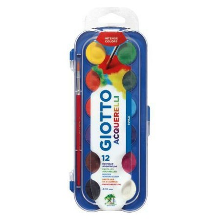 Wasserfarben Giotto 351200 (12 Stück) von Giotto, Deck- & Wasserfarben - Ref: M0300517, Preis: 6,70 €, Rabatt: %