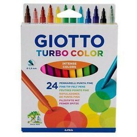 Set of Felt Tip Pens Giotto 417000 24 Pieces by Giotto, Fineliners - Ref: M0300525, Price: 6,53 €, Discount: %