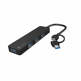 Hub USB Natec NHU-2023 Noir de Natec, Hubs de réseau - Réf : S5624677, Prix : 13,20 €, Remise : %