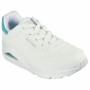 Sapatilhas de Desporto Mulher Skechers Uno - Pop Branco | Tienda24 Tienda24.eu