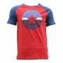 Men’s Short Sleeve T-Shirt Converse Colour Block Raglan Red | Tienda24 Tienda24.eu