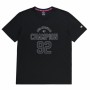 Camisola de Manga Curta Homem Champion Crewneck Preto | Tienda24 Tienda24.eu