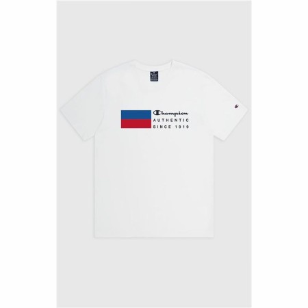 Camisola de Manga Curta Homem Champion Crewneck | Tienda24 Tienda24.eu