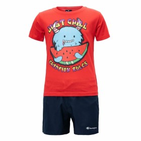 Children's Sports Outfit Champion Essentials Blue | Tienda24 Tienda24.eu