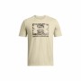 Camiseta de Manga Corta Hombre Under Armour ABC Camo Boxed Beige | Tienda24 Tienda24.eu