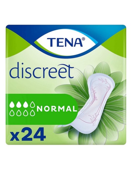 Compresses pour Incontinence Discreet Normal Tena (24 uds) | Tienda24 Tienda24.eu