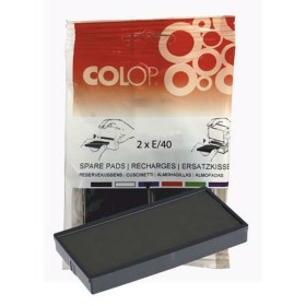 Almofadinha Colop E/40 Preto Plástico de Colop, Selos e materiais para selos - Ref: M0301154, Preço: 9,21 €, Desconto: %