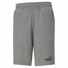 Pantaloni Corti Sportivi da Uomo Puma Essentials Grigio chiaro