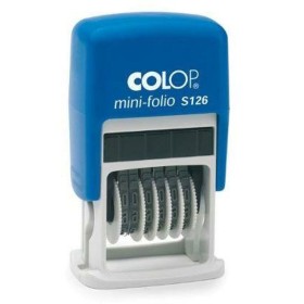 Sigillo Colop S 126 Azzurro Bianco Nero di Colop, Timbri e materiali per timbri - Rif: M0301161, Prezzo: 10,42 €, Sconto: %