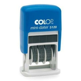 Stamp Colop 104789 Blue White Black by Colop, Stamps and stamping materials - Ref: M0301163, Price: 9,40 €, Discount: %