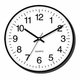 Reloj de Pared Home ESPRIT Blanco Cristal Madera MDF 40 x 4,5 x 40 cm (2 Unidades) | Tienda24 Tienda24.eu