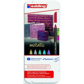 Set of Felt Tip Pens Edding 1200 6 Pieces (6 Units) by Edding, Fineliners - Ref: M0301466, Price: 12,41 €, Discount: %