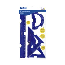 Geometry set Milan Flex&Resistant White by Milan, Rulers - Ref: M0301676, Price: 6,17 €, Discount: %