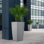 Plant pot Lechuza 50 x 50 x 95 cm Plastic Rectangular | Tienda24 Tienda24.eu