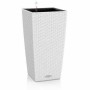 Plant pot Lechuza 40 x 40 x 75 cm White Black polypropylene | Tienda24 Tienda24.eu