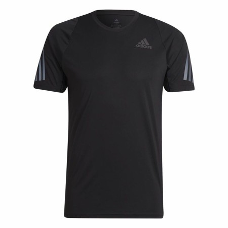 Maglia a Maniche Corte Uomo Adidas Run Icon Nero | Tienda24 - Global Online Shop Tienda24.eu