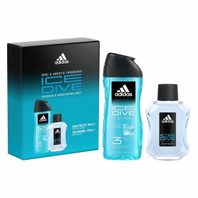 Men's Perfume Set Adidas EDT Ice Dive 2 Pieces