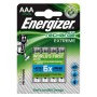 Rechargeable Batteries Energizer ENR Extreme NH12 800 BP4 Pre-Ch AAA HR03 (4 Units) by Energizer, Rechargeable Batteries - Re...