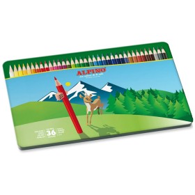 Lápis de cores Alpino AL010760 Multicolor 36 Peças de Alpino, Materiais de desenho - Ref: M0303095, Preço: 17,42 €, Desconto: %