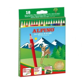 Lápis de cores Alpino AL010656 Multicolor 18 Peças de Alpino, Marcadores de ponta fina - Ref: M0303110, Preço: 6,70 €, Descon...