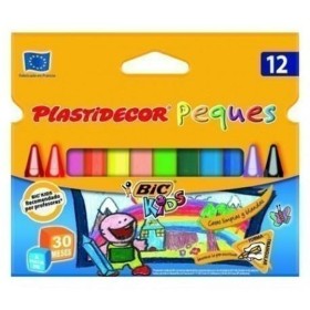 Coloured crayons Plastidecor 8757742 Multicolour (12 Units) by Plastidecor, Crayons - Ref: M0303120, Price: 7,30 €, Discount: %