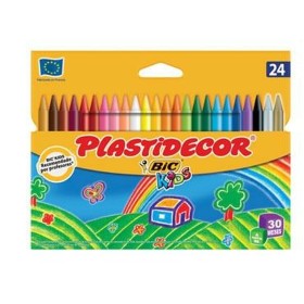 Crayons gras de couleur Plastidecor 920301 Multicouleur 24 Pièces de Plastidecor, Cires - Réf : M0303122, Prix : 8,57 €, Remi...