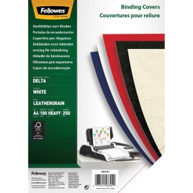 Copertine per rilegatura Fellowes Delta A4 Bianco A4 Carta Cartone 100 Unità (100 Unità) di Fellowes, Copertine per rilegatri...