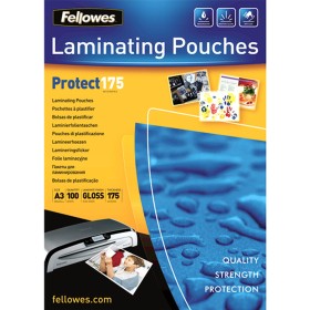 Plastifizierhüllen Fellowes 5308803 Durchsichtig Kunststoff 100 Stück (100 Stück) von Fellowes, Laminiermaschinen - Ref: M030...